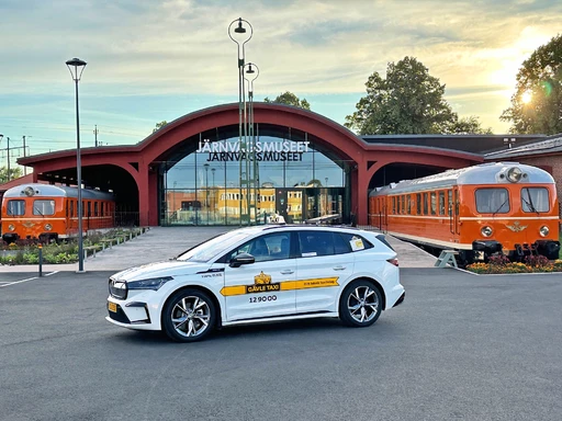 Åk taxi till Järnvägsmuseet